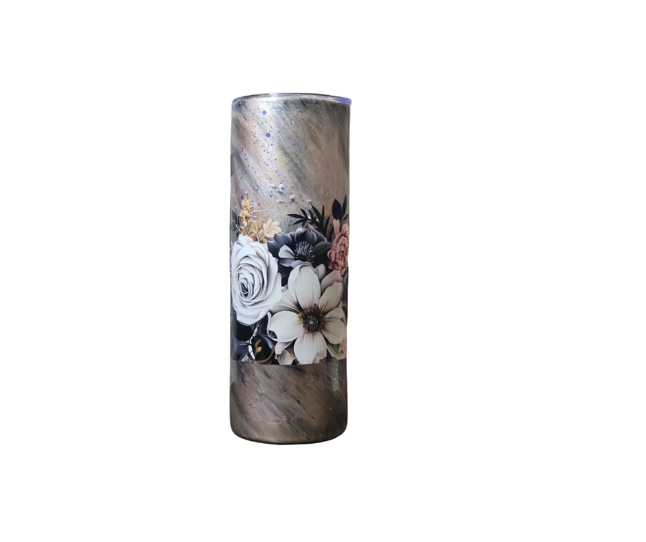 Proclaim Faith Tumblers- Handcrafted 20oz Stainless Steel Cooper Fields and Flowers