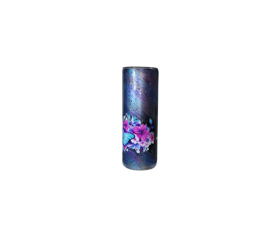 Proclaim Tumbler: Handcrafted 20oz Stainless Steel Tumbler – Galaxies blue skies.