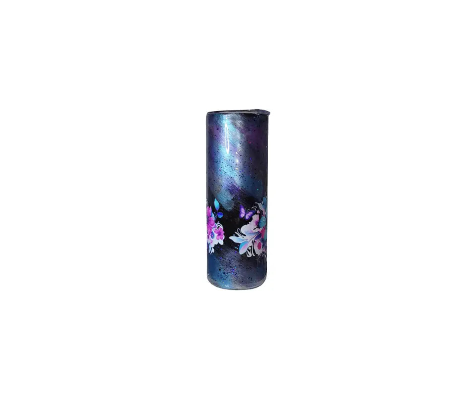 Proclaim Tumbler: Handcrafted 20oz Stainless Steel Tumbler – Galaxies blue skies.