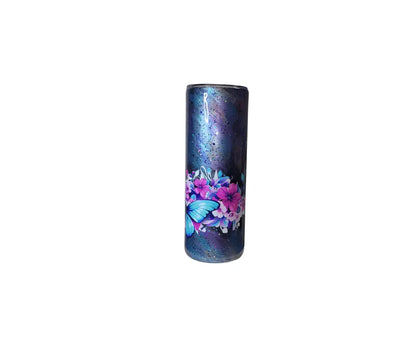 Proclaim Tumbler: Handcrafted 20oz Stainless Steel Tumbler – Galaxies blue skies.