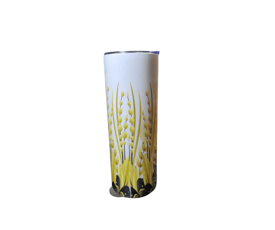 Proclaim Tumbler: Handcrafted 20oz Stainless Steel Tumbler –Peace is Beatiful - Proclaim Faith Apparel and Accs.