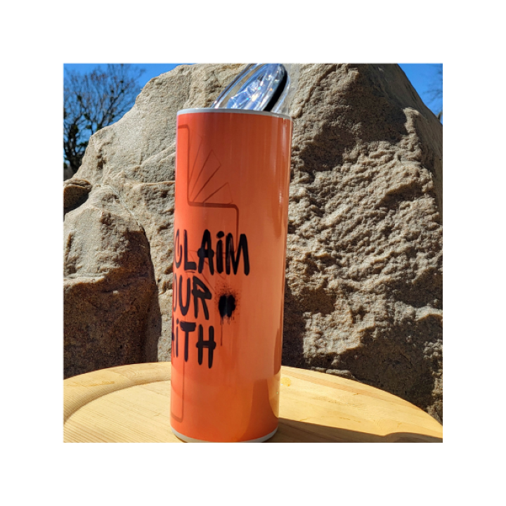 Proclaim Faith Tumbler: Handcrafted 20oz Stainless Steel Tumbler –Proclaim Your Faith